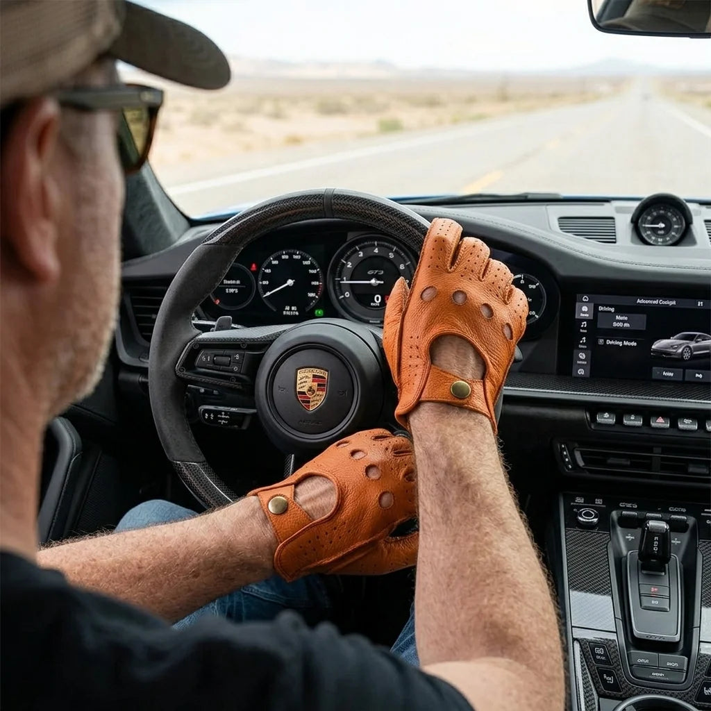Men’s Goatskin Driving Gloves