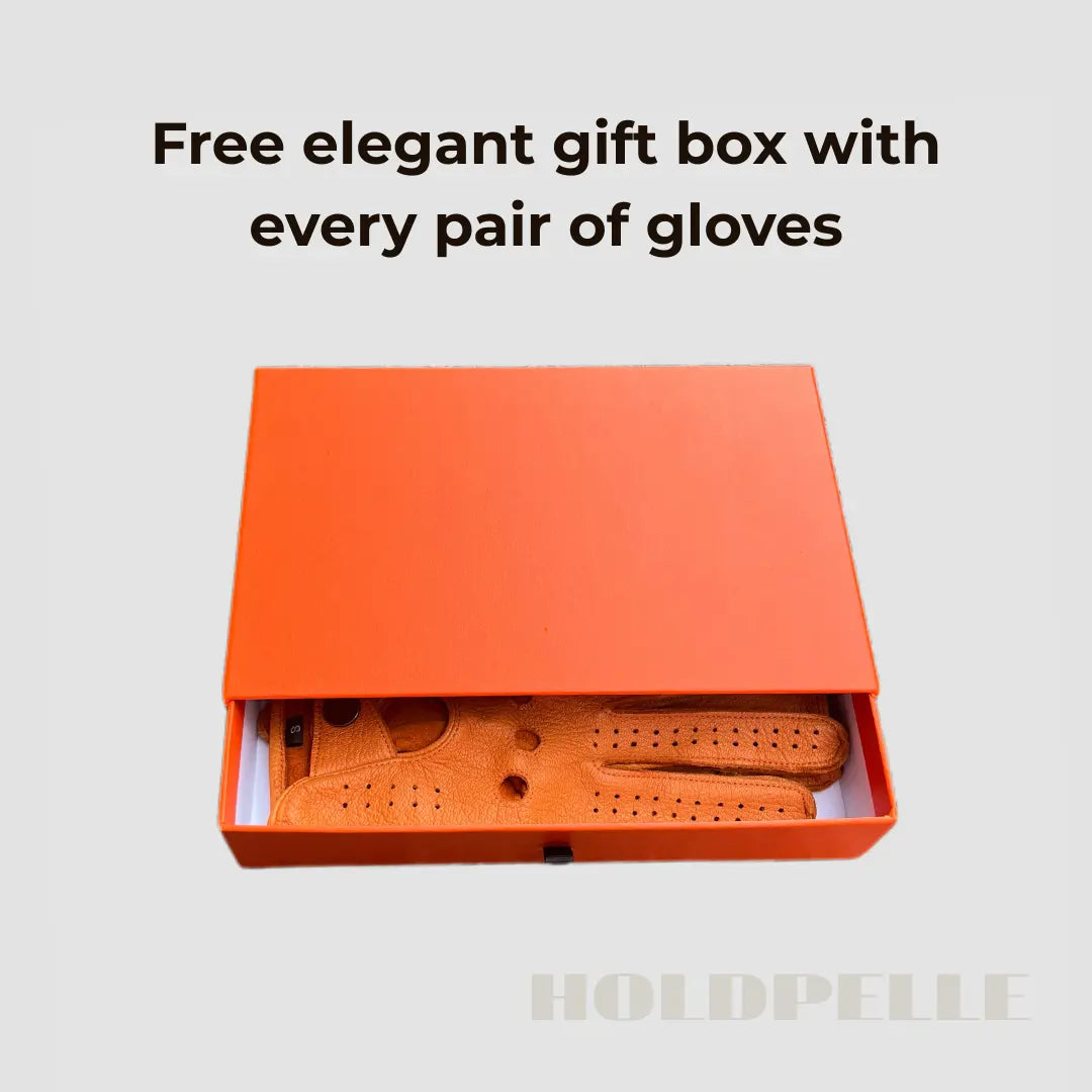 Men’s Retro Goatskin Driving Gloves