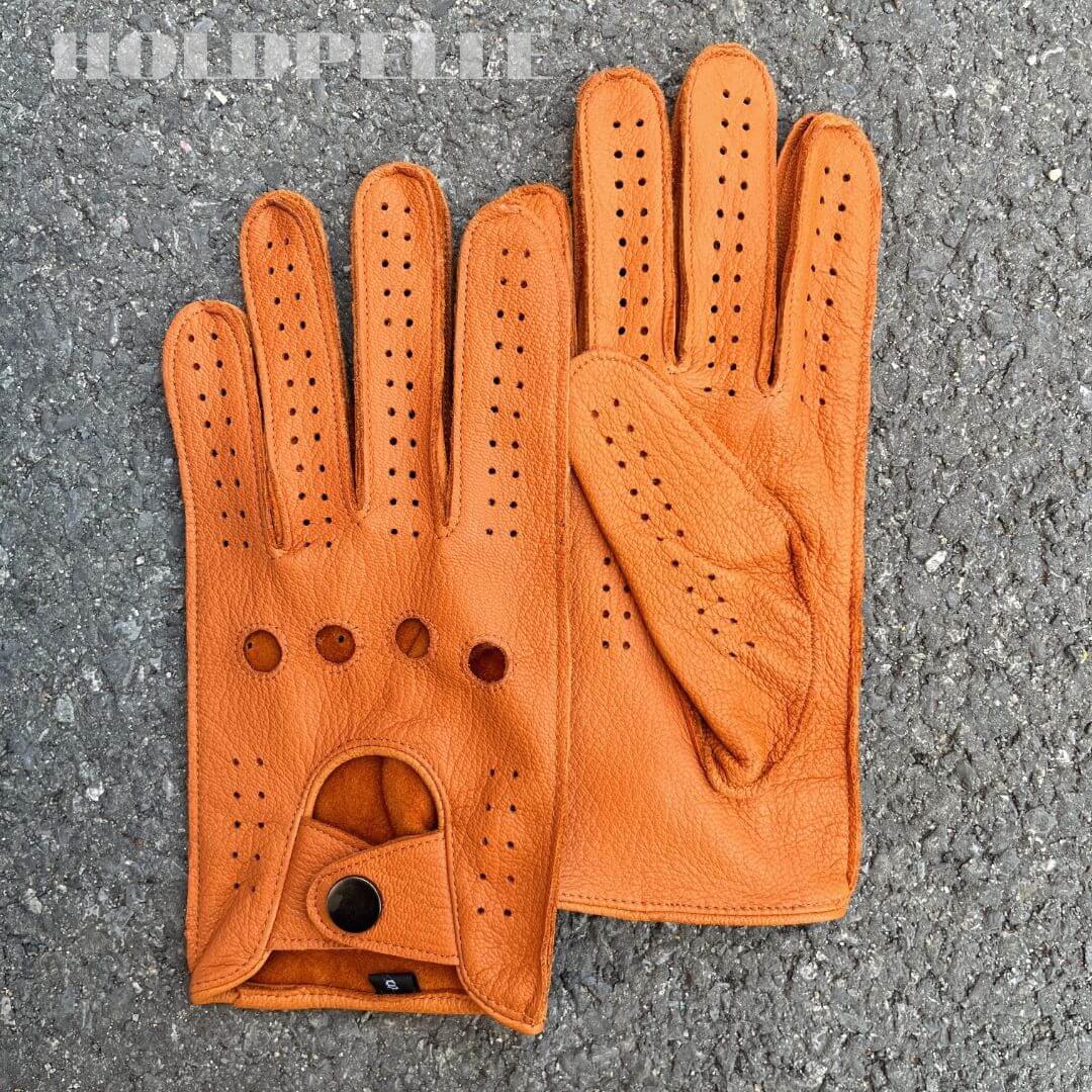 Men’s Retro Goatskin Driving Gloves