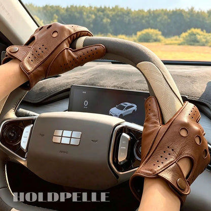 Men’s Retro Goatskin Driving Gloves