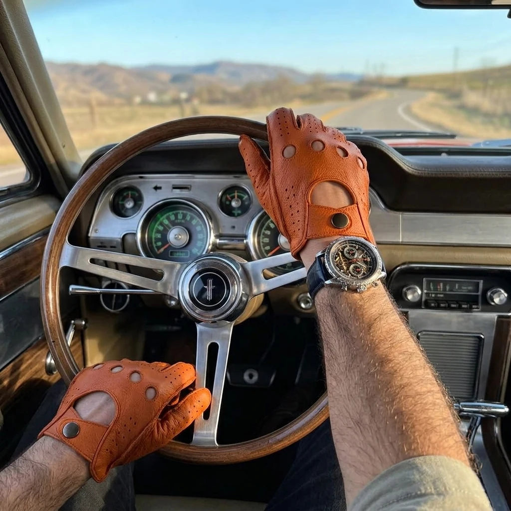 Men’s Goatskin Driving Gloves