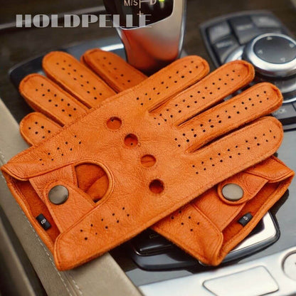 Men’s Retro Goatskin Driving Gloves