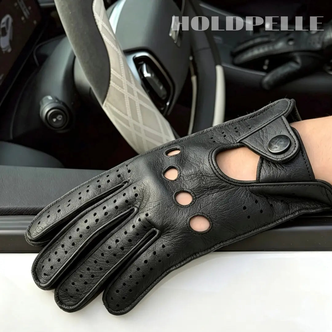 Men’s Retro Goatskin Driving Gloves
